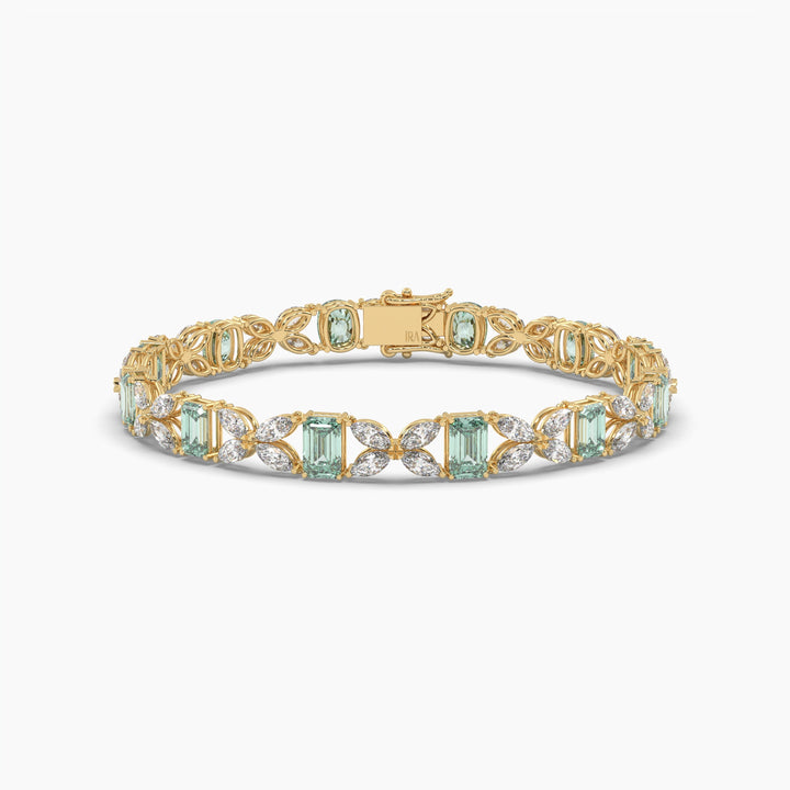 EMERALD DIAMOND BRACELET
