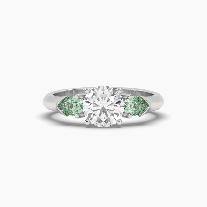 TRILOGY EMERALD RING