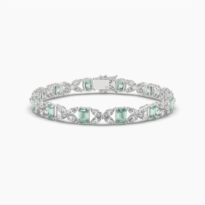 EMERALD DIAMOND BRACELET