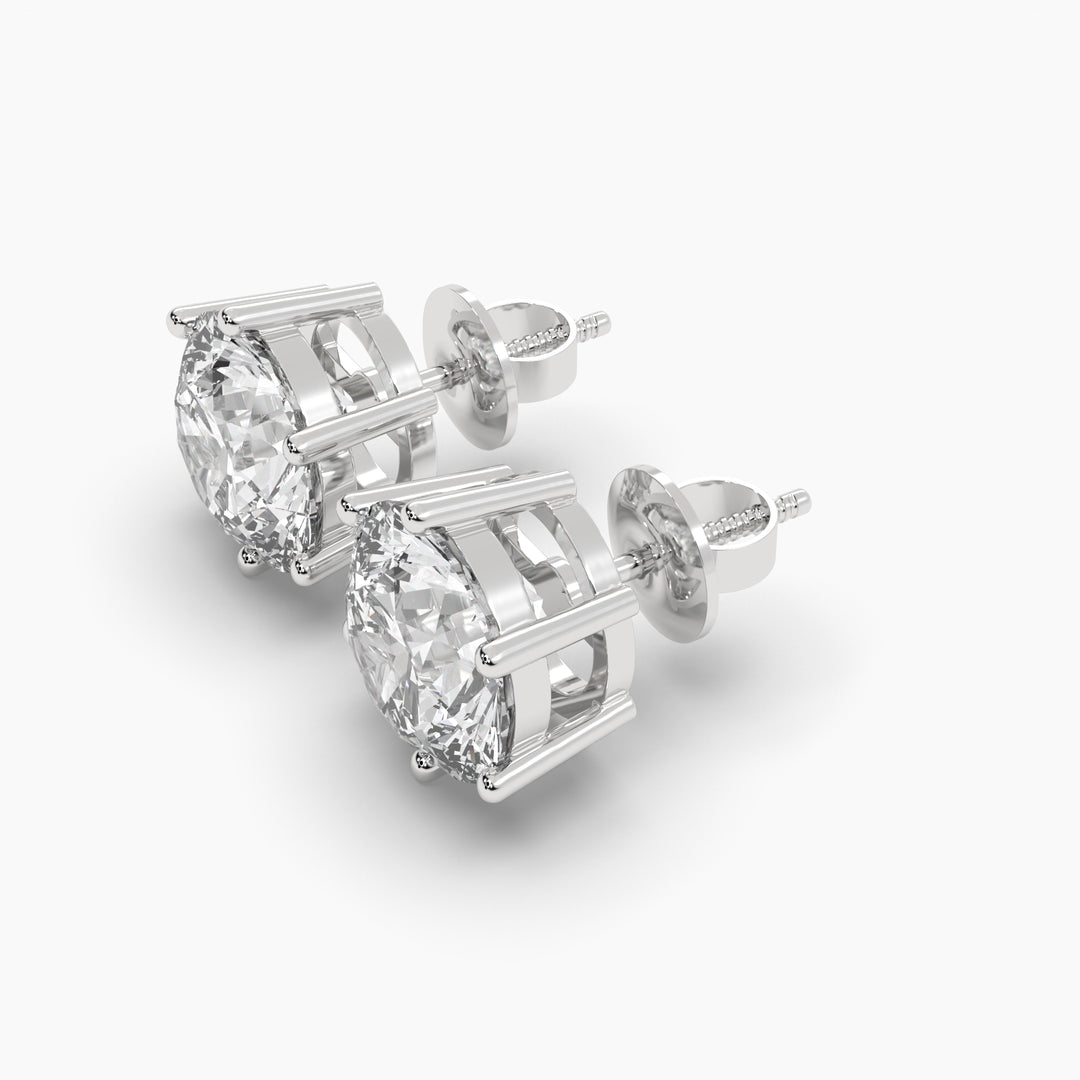 2 CARAT SOLITAIRE EARRINGS