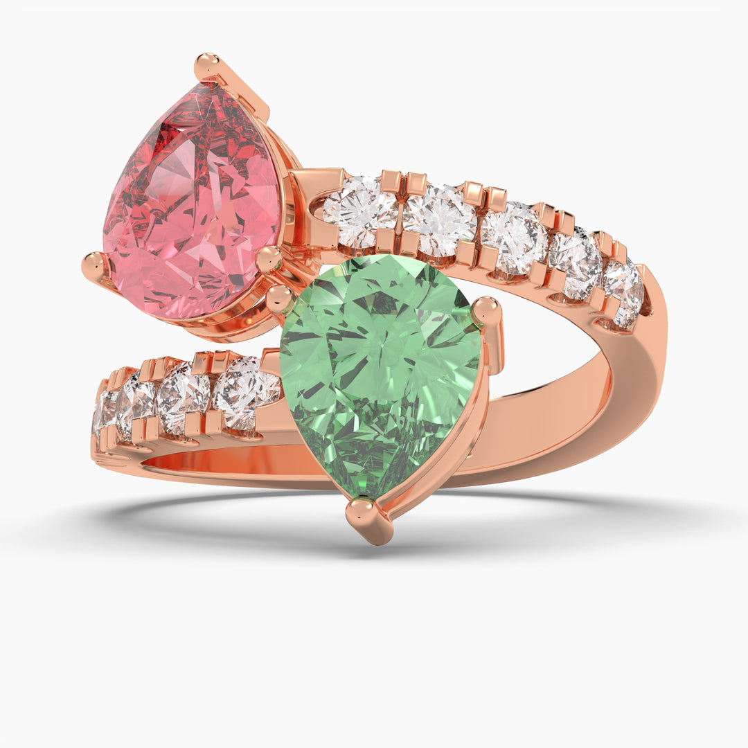 TWO STONE DIAMOND RING