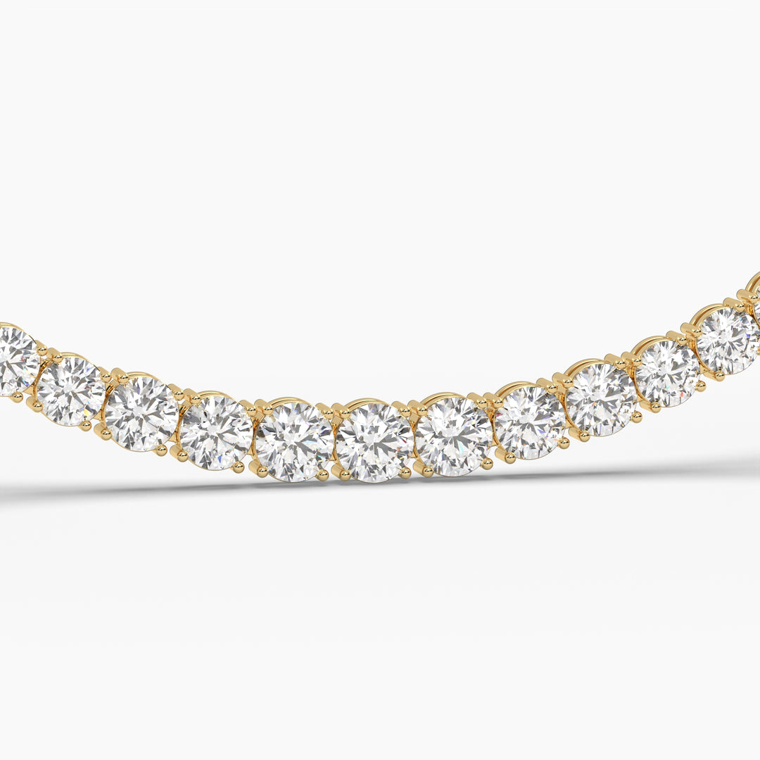 SOLITAIRE DIAMOND ROUND NECKLACE