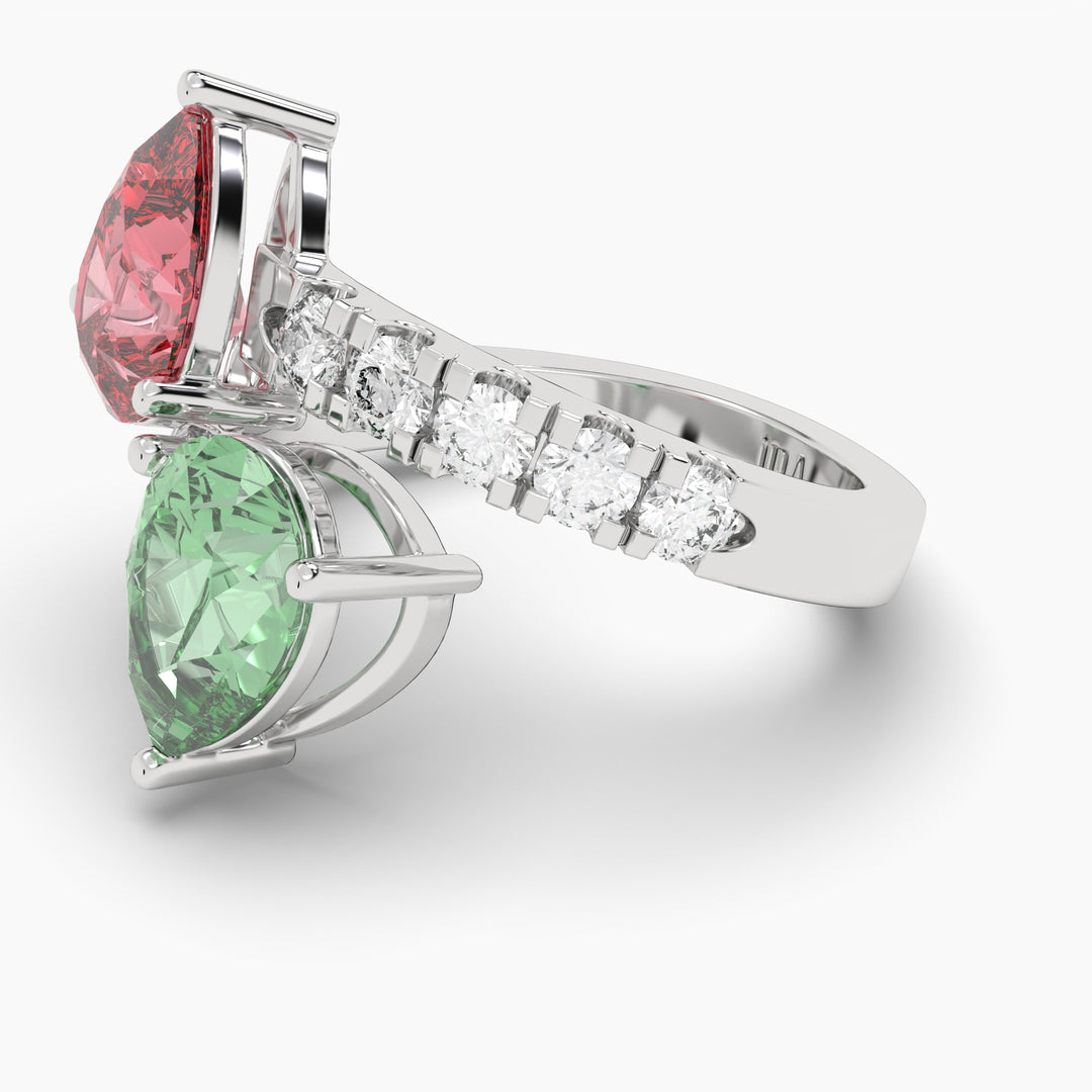 TWO STONE DIAMOND RING