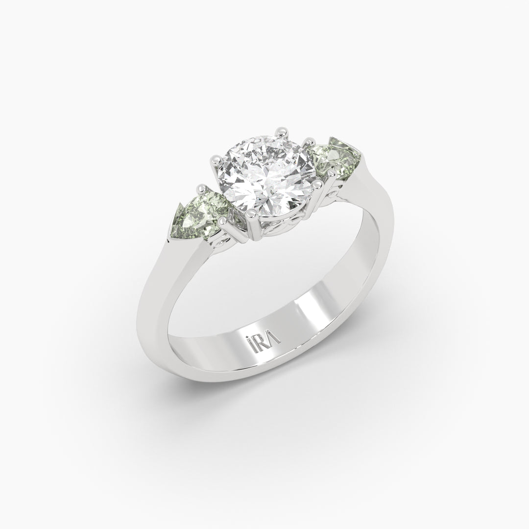 TRILOGY EMERALD RING