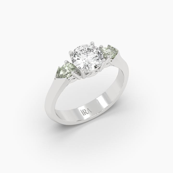 TRILOGY EMERALD RING