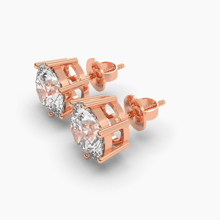 2 CARAT SOLITAIRE EARRINGS