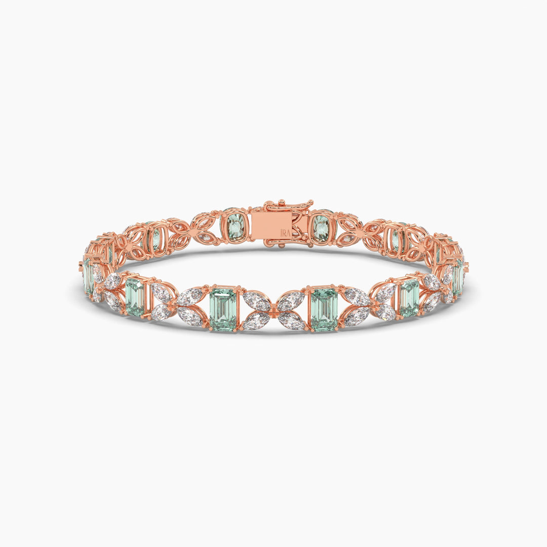 EMERALD DIAMOND BRACELET