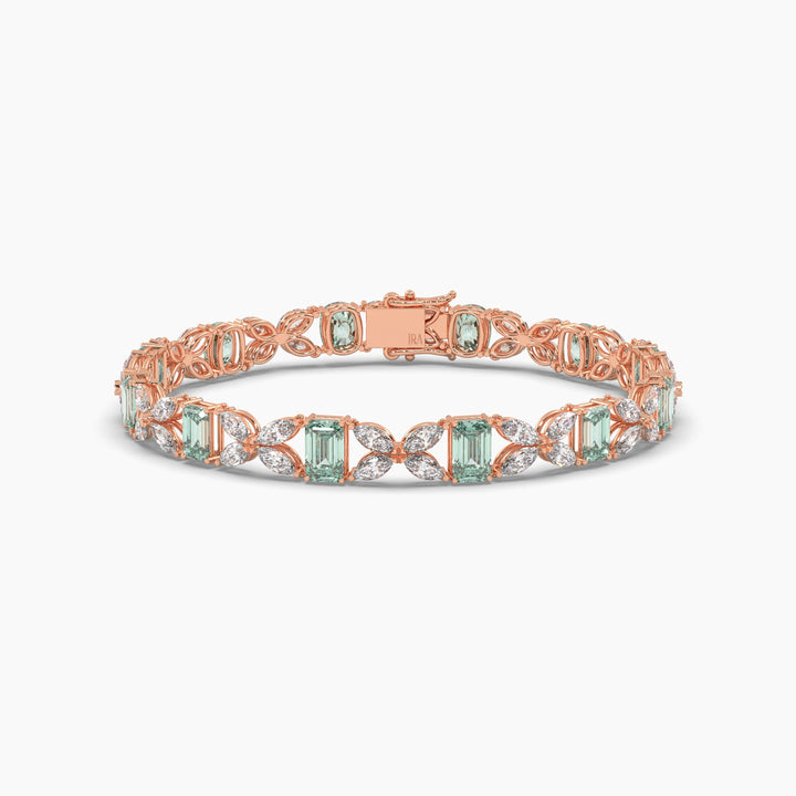 EMERALD DIAMOND BRACELET