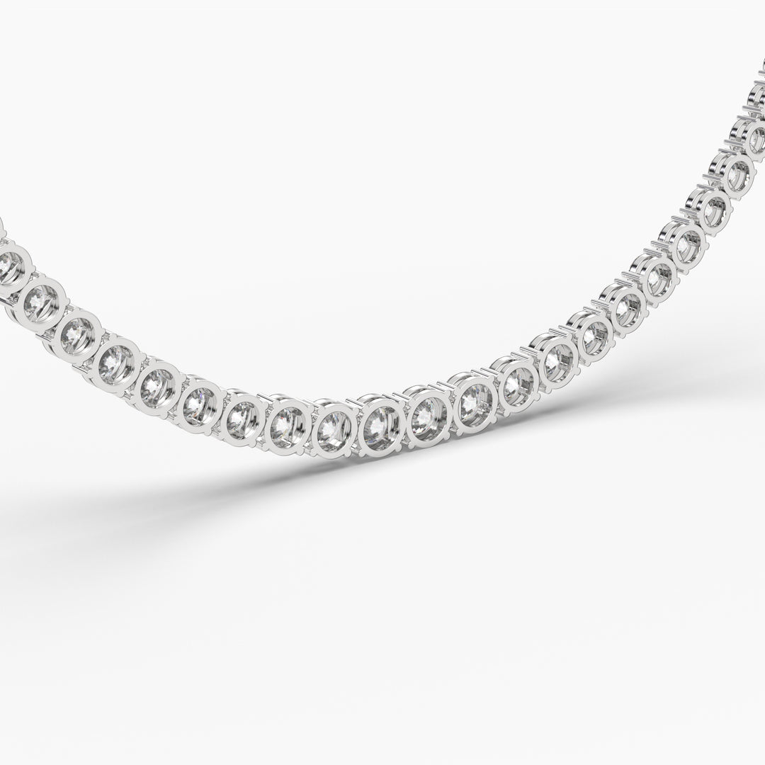 SOLITAIRE DIAMOND ROUND NECKLACE