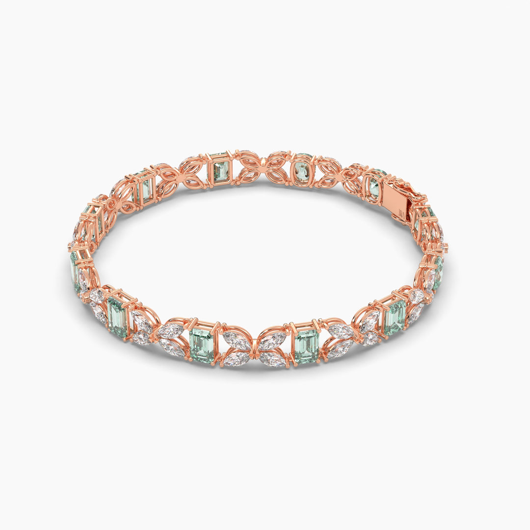 EMERALD DIAMOND BRACELET