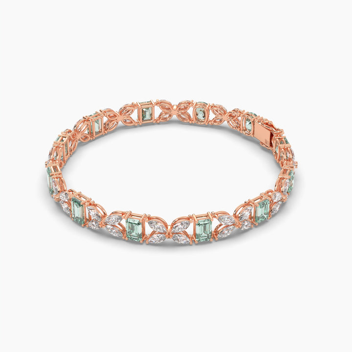 EMERALD DIAMOND BRACELET