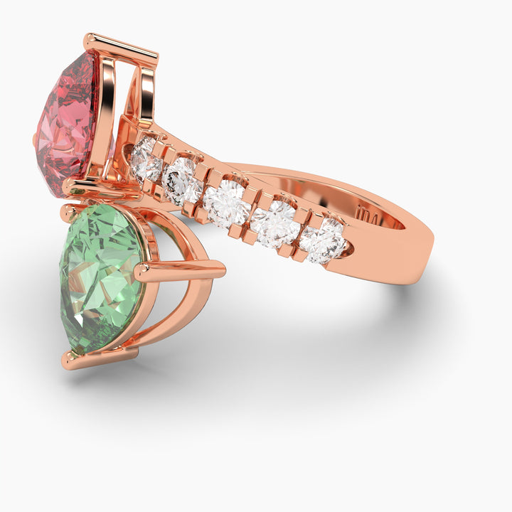 TWO STONE DIAMOND RING