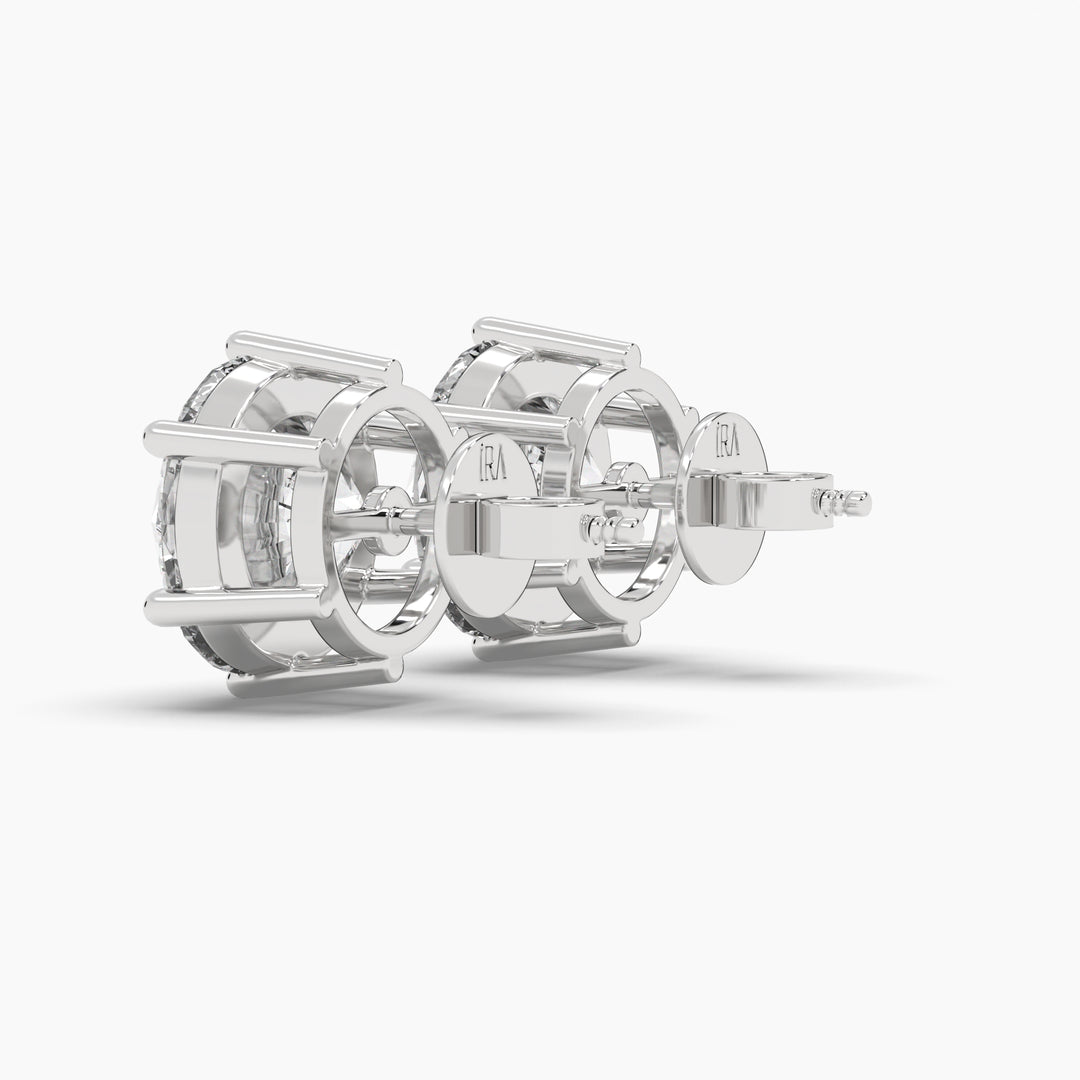 3 CARAT SOLITAIRE EARRINGS