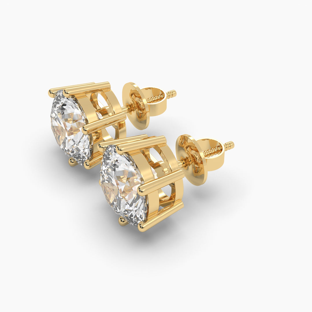 2 CARAT SOLITAIRE EARRINGS
