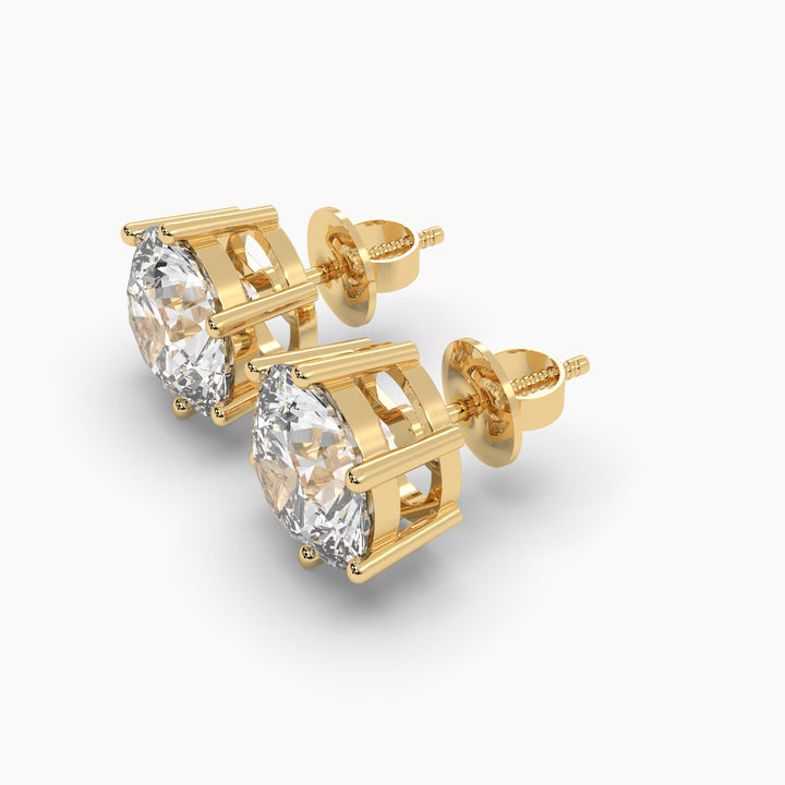 2 CARAT SOLITAIRE EARRINGS