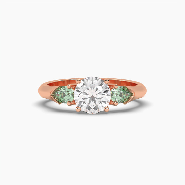 TRILOGY EMERALD RING