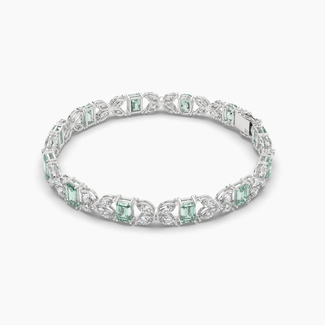EMERALD DIAMOND BRACELET