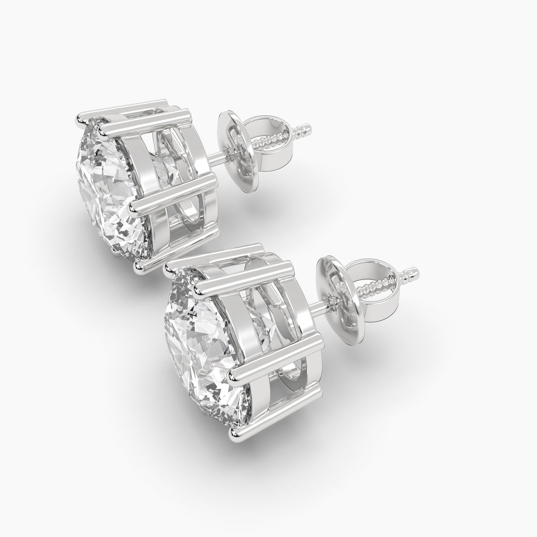 3 CARAT SOLITAIRE EARRINGS