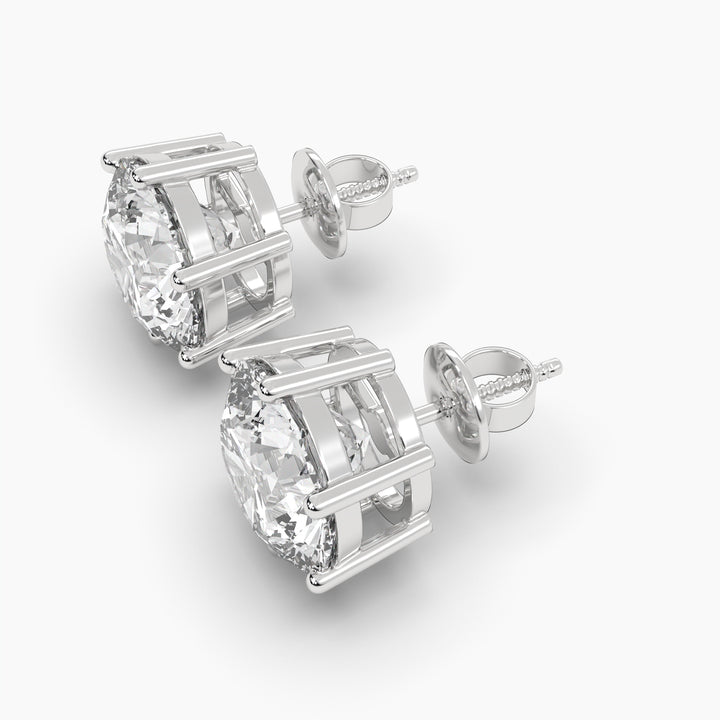 3 CARAT SOLITAIRE EARRINGS