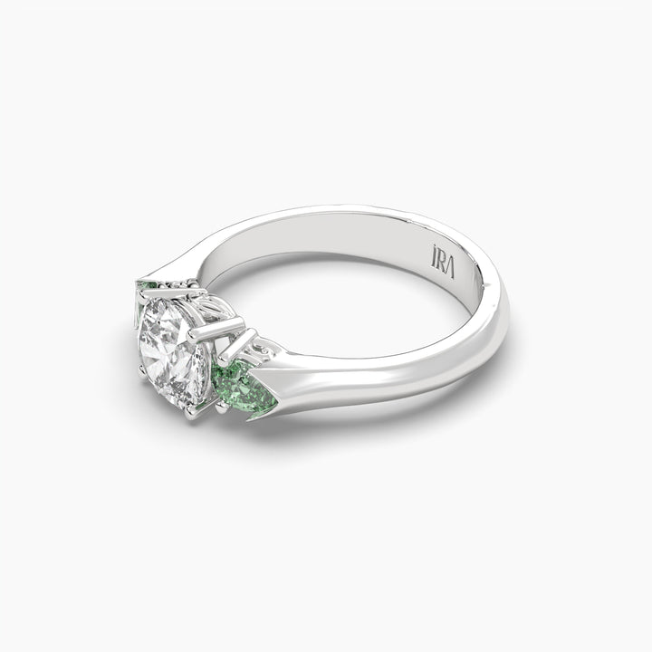 TRILOGY EMERALD RING