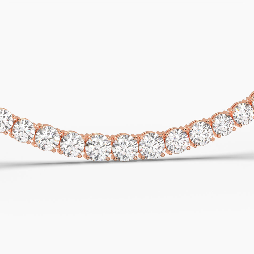SOLITAIRE DIAMOND ROUND NECKLACE