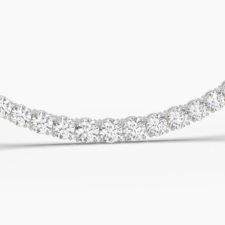 SOLITAIRE DIAMOND ROUND NECKLACE
