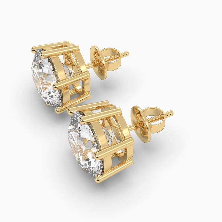 3 CARAT SOLITAIRE EARRINGS