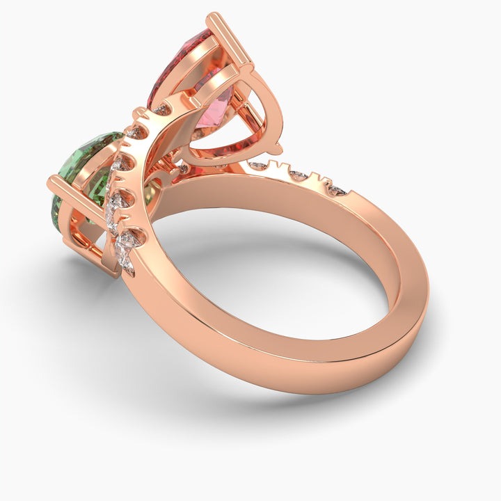 TWO STONE DIAMOND RING