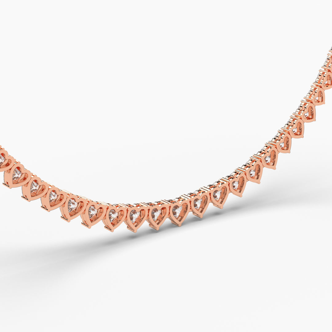 DIAMOND HEARTS NECKLACE