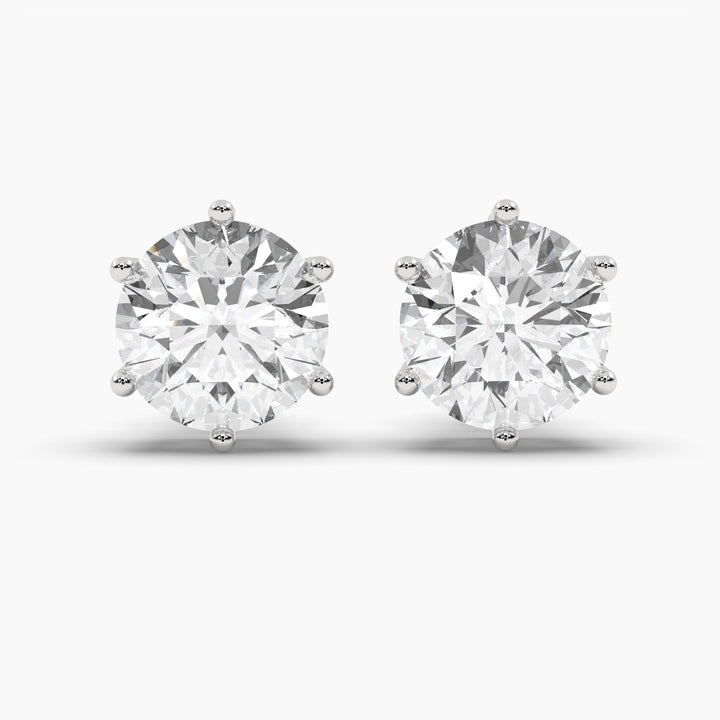 2 CARAT SOLITAIRE EARRINGS