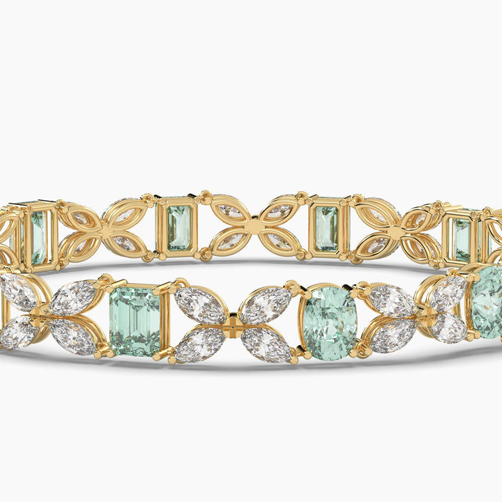 EMERALD DIAMOND BRACELET