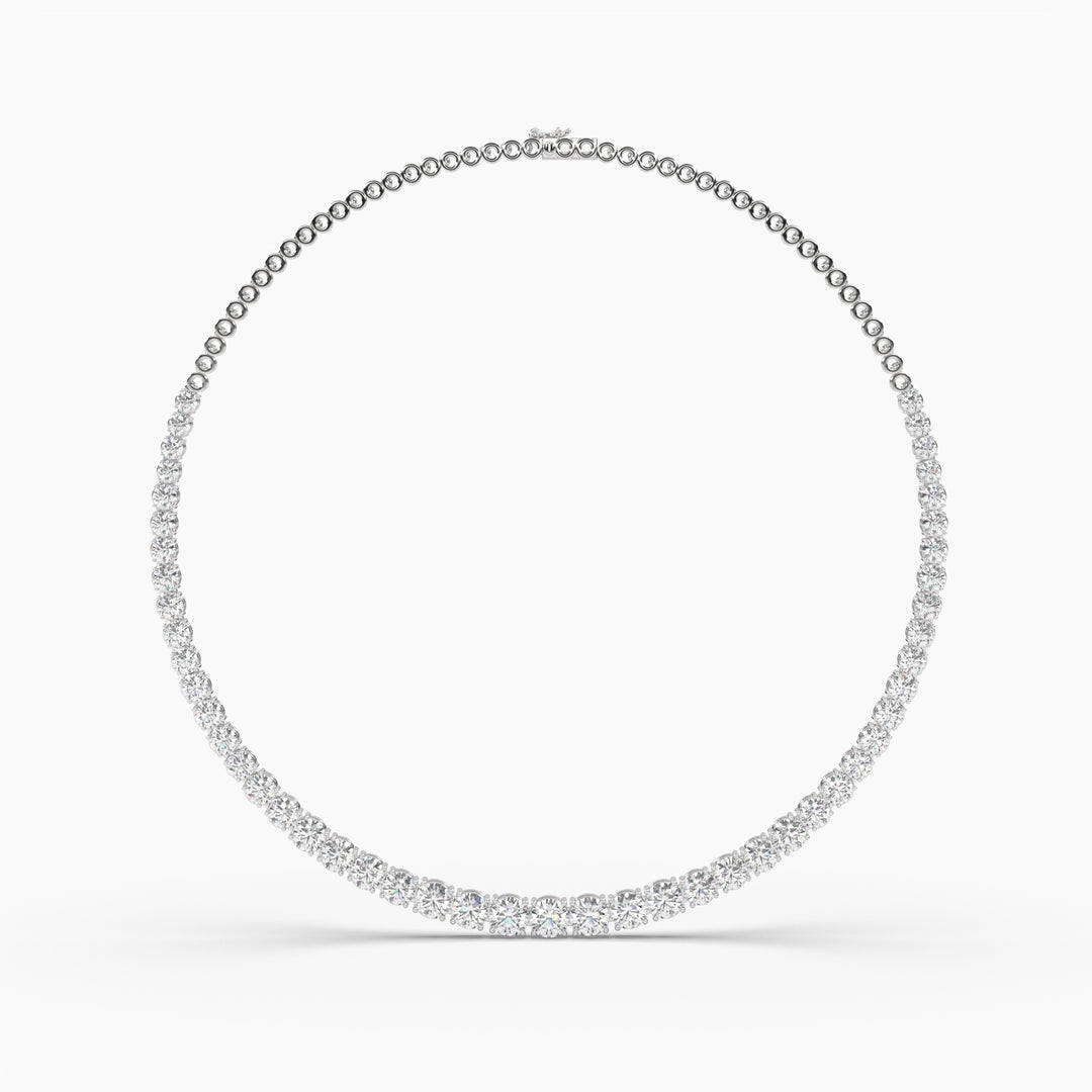 SOLITAIRE DIAMOND ROUND NECKLACE