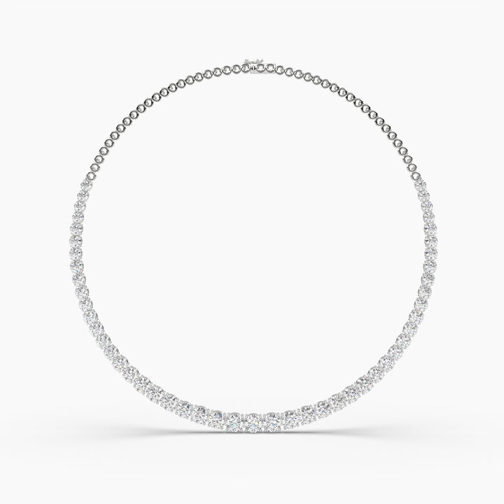 SOLITAIRE DIAMOND ROUND NECKLACE
