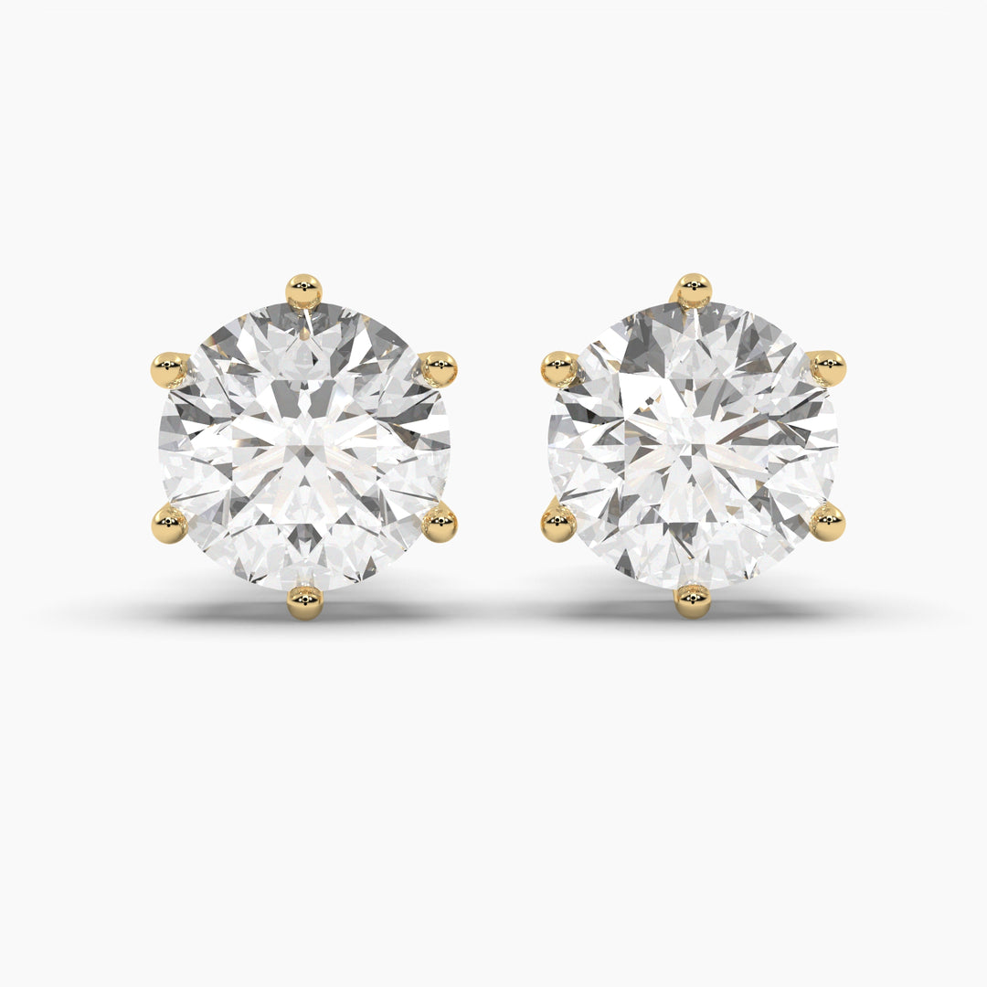 2 CARAT SOLITAIRE EARRINGS