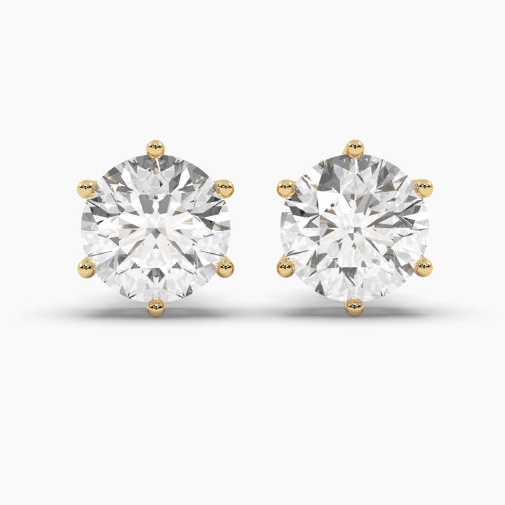 2 CARAT SOLITAIRE EARRINGS