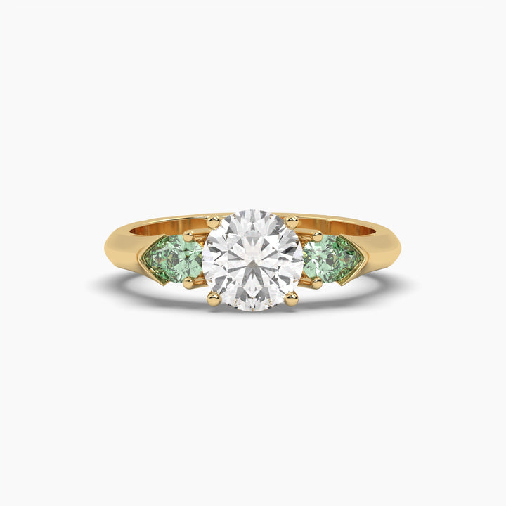 TRILOGY EMERALD RING