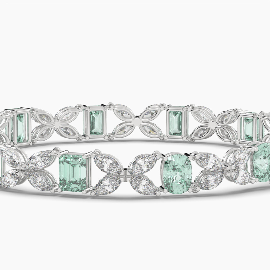 EMERALD DIAMOND BRACELET