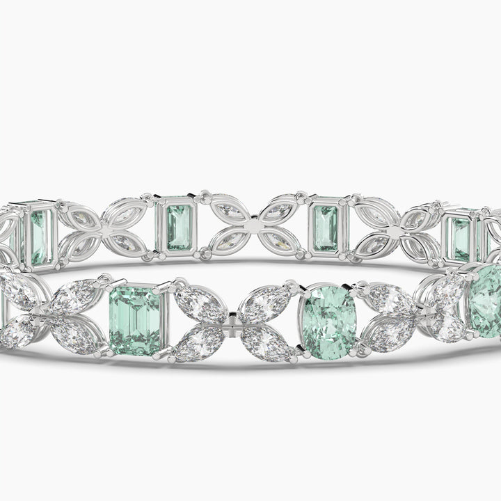 EMERALD DIAMOND BRACELET