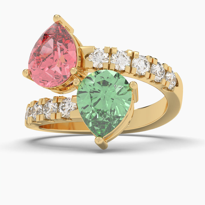 TWO STONE DIAMOND RING