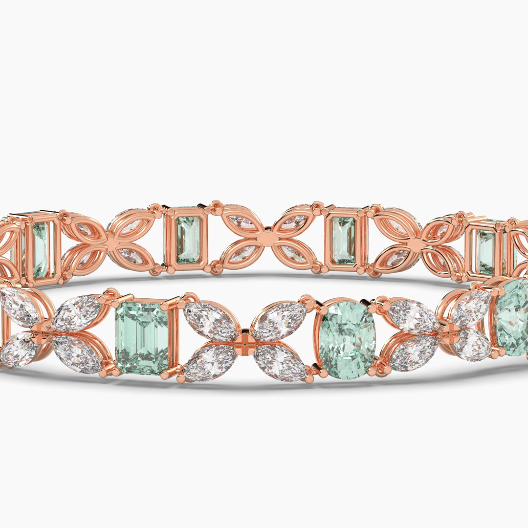 EMERALD DIAMOND BRACELET