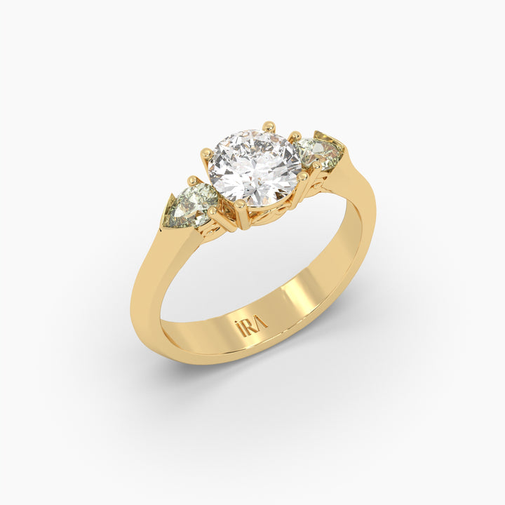 TRILOGY EMERALD RING
