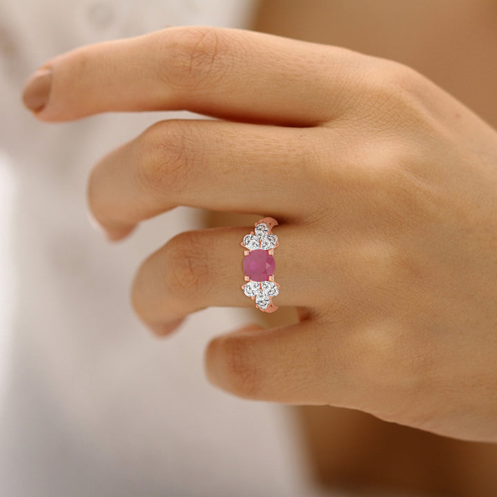 RUBY DIAMOND RING