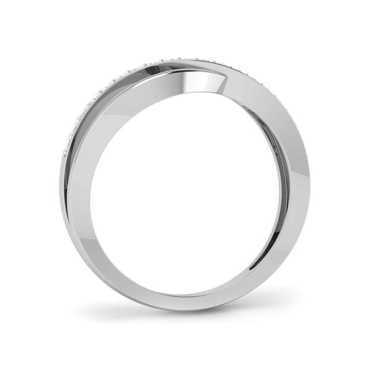 CROSSOVER DIAMOND RING