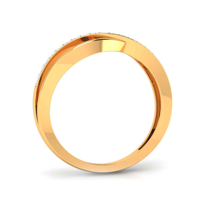CROSSOVER DIAMOND RING