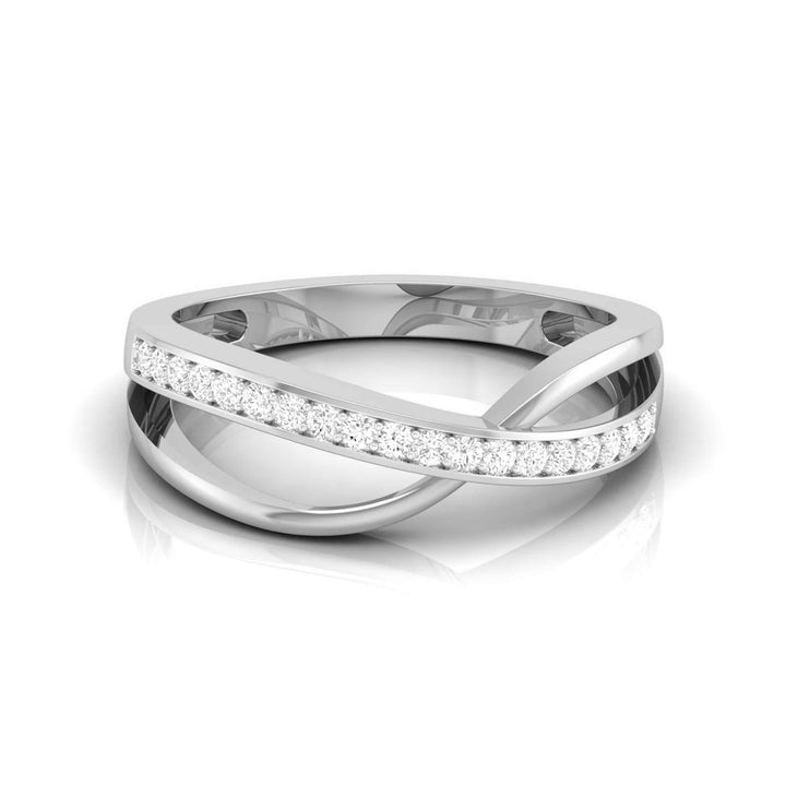 CROSSOVER DIAMOND RING