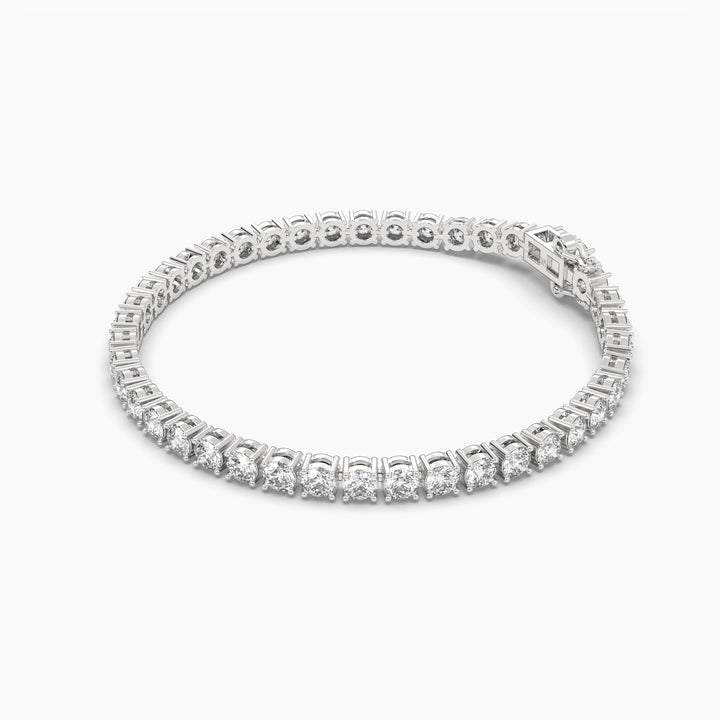 20 Pointer Diamond Rounds Tennis Bracelet