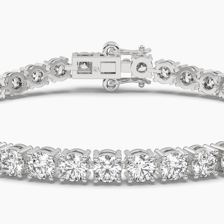 20 Pointer Diamond Rounds Tennis Bracelet