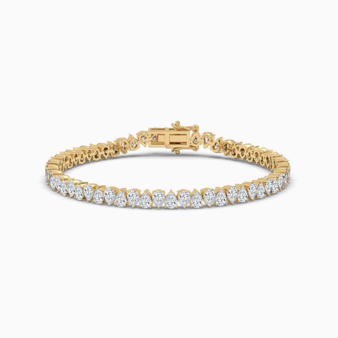 20 Pointer Diamond Pears Tennis Bracelet