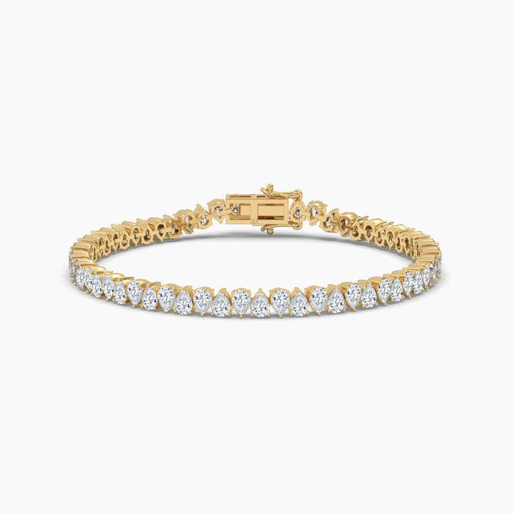 20 Pointer Diamond Pears Tennis Bracelet