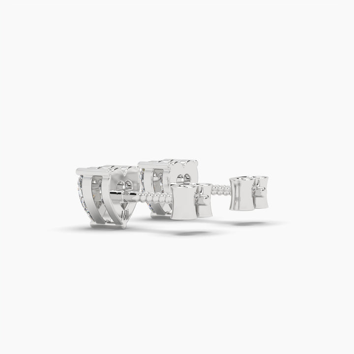 Half Carat Hearts Earring